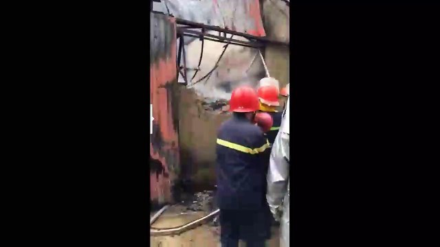 kho chứa nhựa phế thải ở Hà Nội