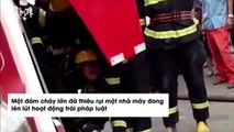 Lính cứu hỏa bật khóc vì không thể cứu vợ khỏi đám cháy