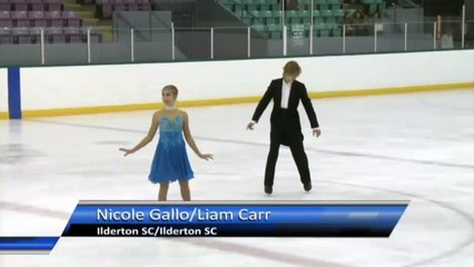 9 Nicole Gallo : Liam Car SO Summer Skate 2017　Pre-Novice Dance FD