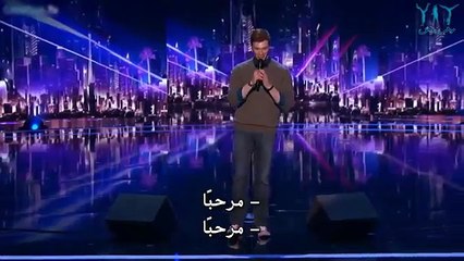 دانيال فيرغسون مقلد الاصوات يغني اغنية مارون بأصوات مختلفة - تصفيات مواهب امريكا 2017