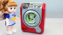Washing machine & Baby Doll Pee Diaper Change Clothes Toys #2017