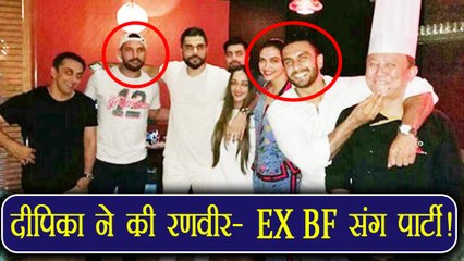 Download Video: Deepika Padukone PARTIES with Ranveer Singh and Ex BF Yuvraj Singh | FilmiBeat