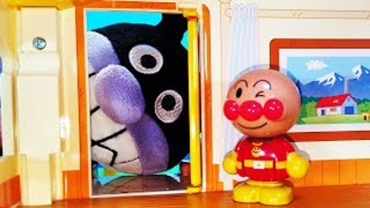 アンパンマン アニメ おもちゃ だれがおうちにあそびにきたかな？❤みんなが大きくなっちゃった？！animation Anpanman Toy