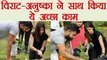 Virat Kohli - Anushka Sharma spent quality time in Sri Lanka, plant trees | FilmiBeat