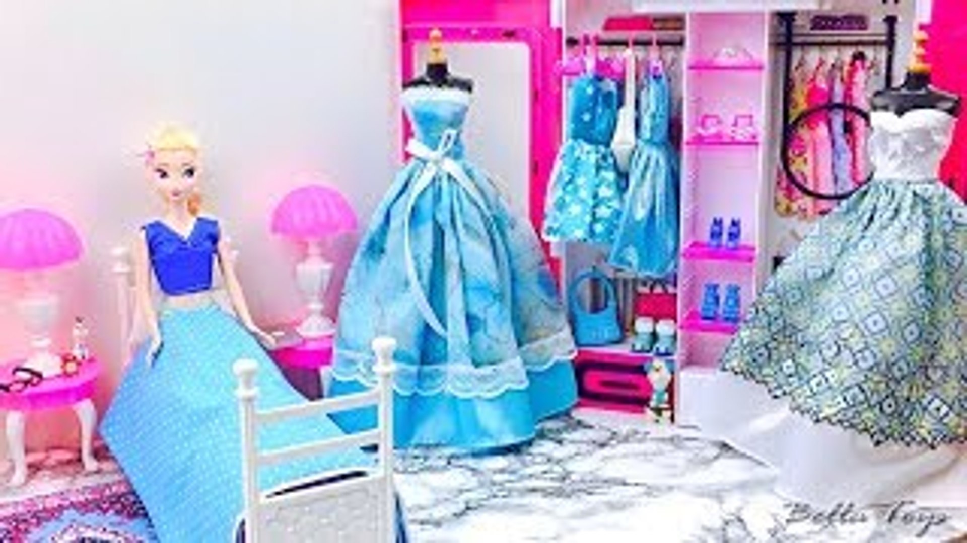 Barbie Sabah Rutini Prenses Yatak Odasi Barbie Bebek Mutfak Banyo Kahvalti Dus Dailymotion Video