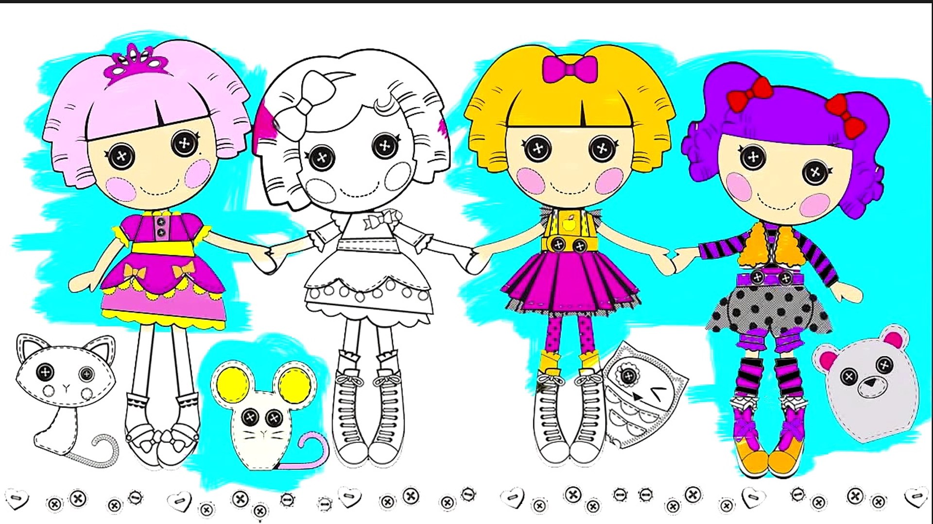 Y Artes para colorear arte muñeca Sorteo borrar yo mella pintar sello juguetes Lalaloopsy color jr trac – Видео Dailymotion