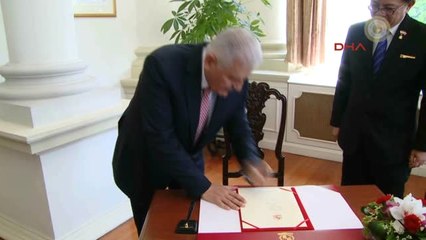 Başbakan Yıldırım, Singapur Cumhurbaşkanı Tony Tan Keng Yam ve Başbakan Lee Hsien Loong ile Görüştü