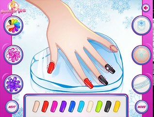 Frozen Movie Game Disney Elsa Manicure Nail art Makeover Fun Game to Play Free Online