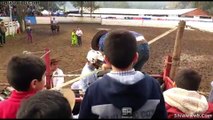 Toros Y Caballos En El Mejor Rodeo Jaripeo Los Valientes Jinetes Mostrando El Valor