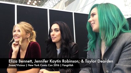 Sweet/Vicious NYCC 2016 Interview | Eliza Bennett, Taylor Dearden, & Jennifer Kaytin Rob