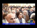 Andria | Il professor Chieppa è cittadino onorario