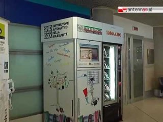 TG 28.07.12 Nell'aeroporto di Bari il primo distributore automatico di solidarietà