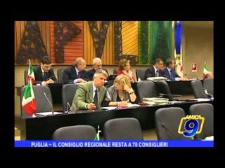 Puglia | Il consiglio regionale resta a 70 consiglieri