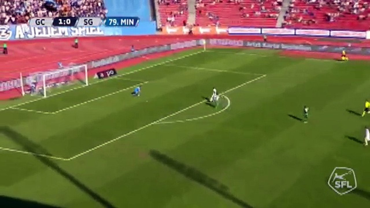Grasshoppers 2:0 Sankt Gallen  (Swiss Super League 20 August 2017)