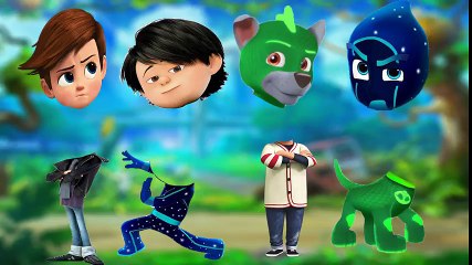 Wrong Head PJ Mask , Paw Patrol, Despicable me 2, Boss Baby Finger Family Songs for Kids