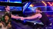 WWE Smackdown 2/14/17 Baron Corbin interrupts Dean Ambrose and Ellsworth match