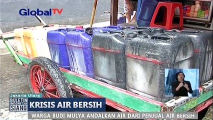 Warga Budi Mulya Jakarta Utara Andalkan Penjual Air Bersih