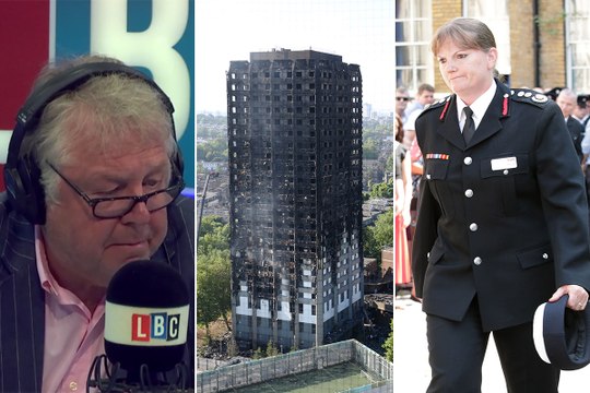 London Fire Brigade head talks about counseling after Grenfell.