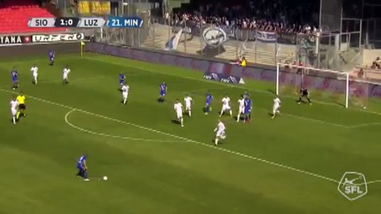 Sion 1:1 Luzern (Swiss Super League 20 August 2017)