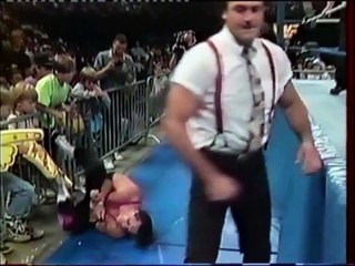 Bret Hart vs. IRS WWF 1991