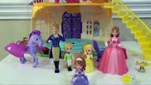 Sofia the First Magical Talking Castle Disney Princess Amber Talking Clover the Rabbit Roy