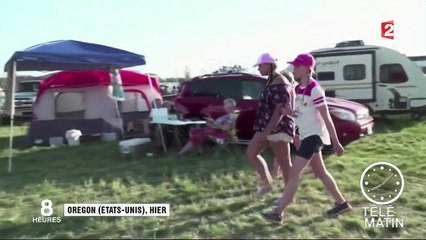 États-Unis : fol engouement pour l'éclipse solaire totale