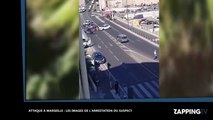 Marseille : Les images de l'arrestation du suspect qui a foncé dans des abribus (vidéo)