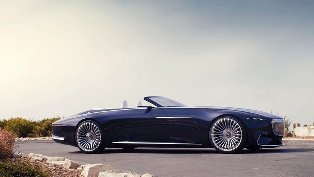 Le show car Vision Mercedes-Maybach 6 Cabriolet éclaire un avenir lointain