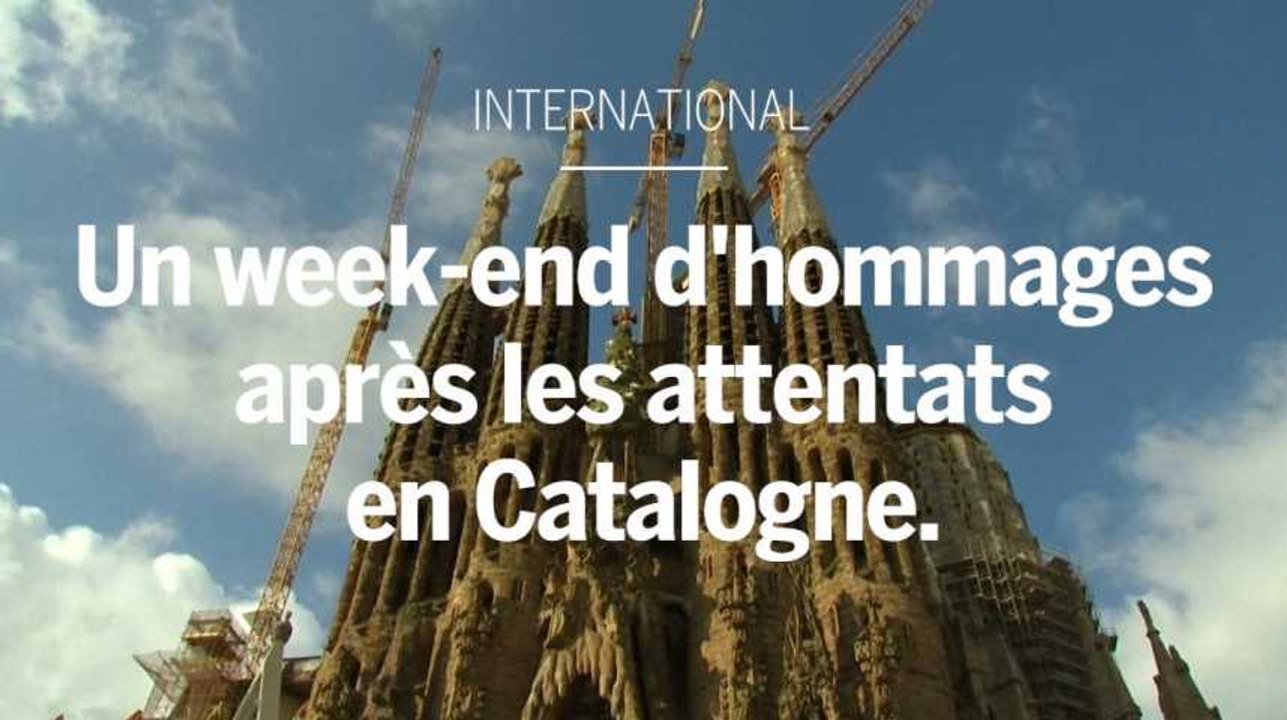 ﻿﻿Barcelone, un week-end d'hommages dans la ville