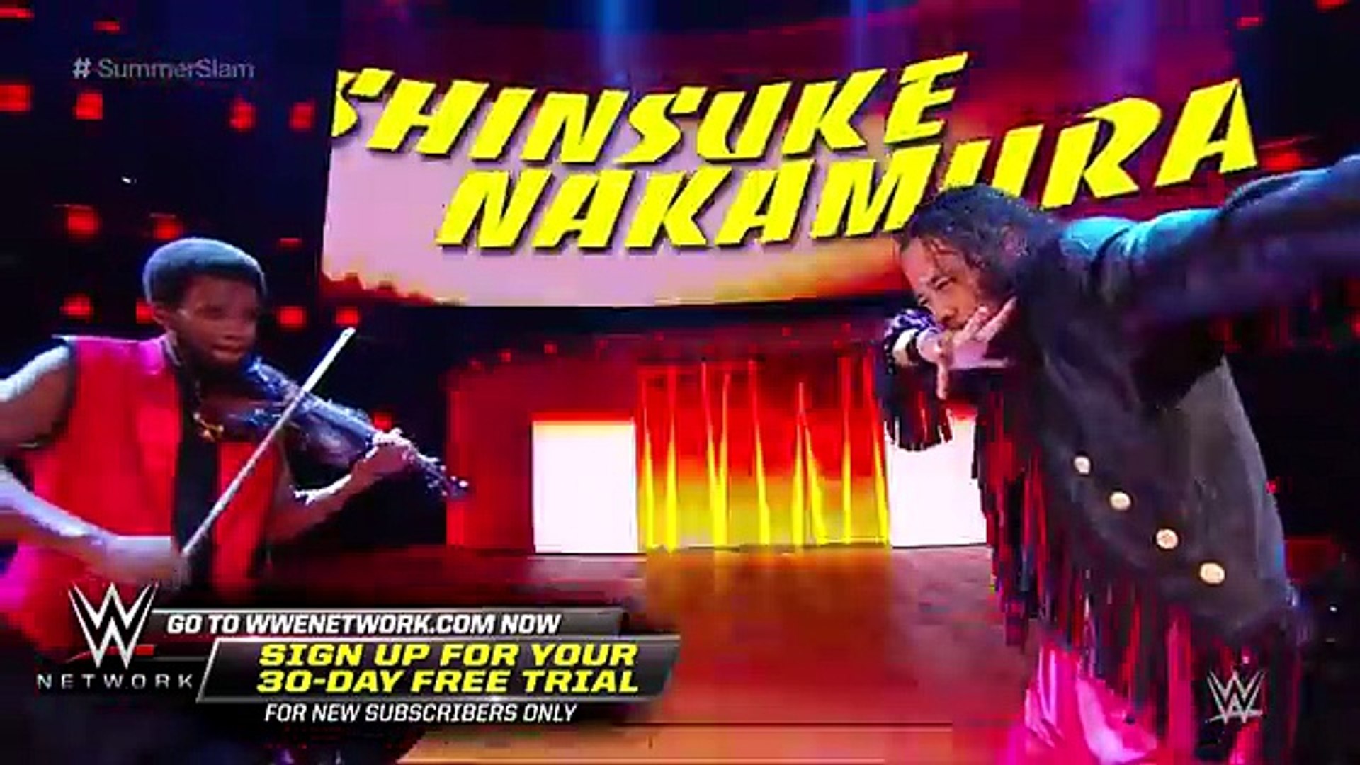 Shinsuke Nakamura's entrance wows the WWE Universe: SummerSlam