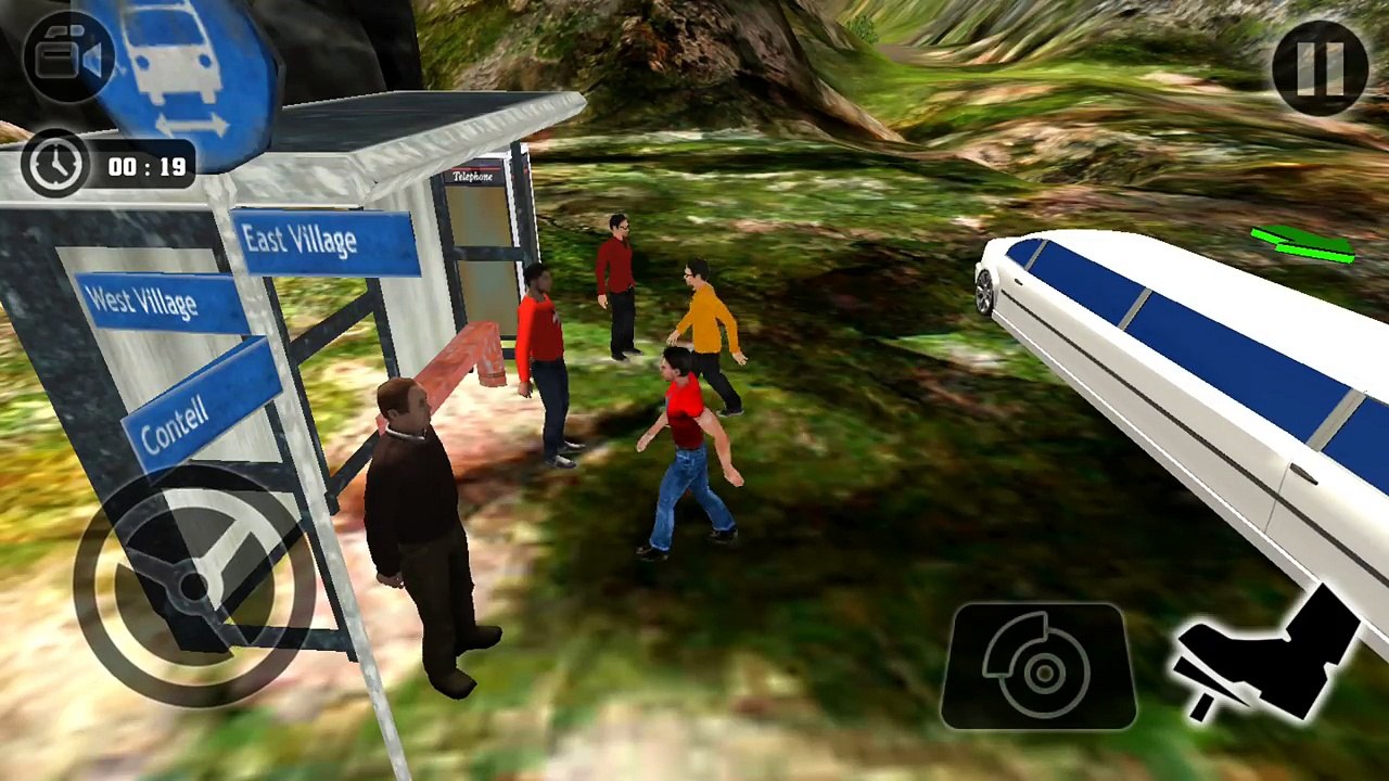 Offroad Hill Limo Pickup Public Transporter - Android Gameplay FHD