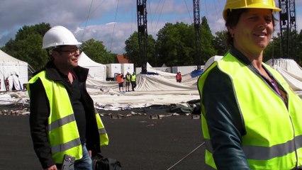 Cirque du Soleil : découvrez le montage du chapiteau