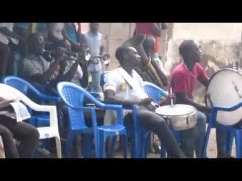 La Fanfare d'Anoumabo à la finale du tournoi de foot parrainé par Mr NIAMKE ISIDORE