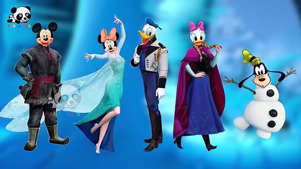 Mickey Mouse Disney Frozen Finger Family Songs - Daddy Finger Family Nursery Rhymes - Pand