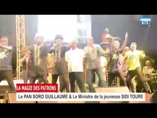 Concert Des Patrons: Le PAN Soro Guillaume & Le Ministre Sidi Touré s'affrontent...