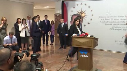 Çalışma ve Sosyal Güvenlik Bakanı Sarıeroğlu - Memur Maaş Zammı Görüşmeleri (1)