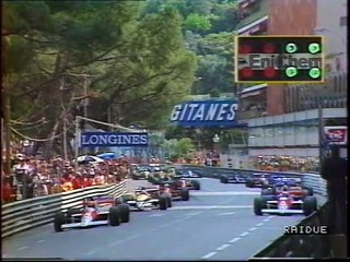 Gran Premio di Monaco 1989 RAI: Partenza