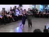 Exhibición de tango en Yira Yira Milonga