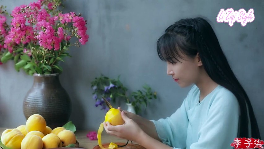 How to make Peaches soaked sugars? [古香古食] Chinese Food | Li zi qi 李子柒