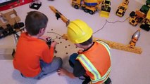 Construction Vehicles Fast Lane Mega Crane Bruder Cement Mixer Truck Disney Cars Toys