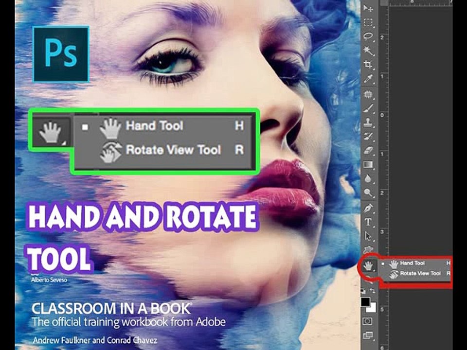How to use Hand and Rotate Tool in Photoshop | Learn Adobe Photoshop Beginners Part 19
