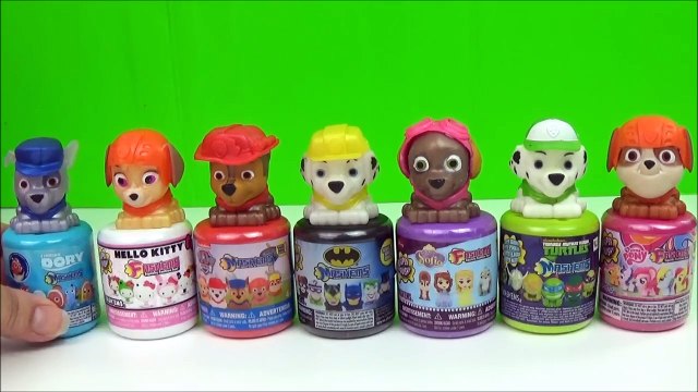 Tazas divertido Niños mella patrulla pata apilado sorpresas intercambiar juguetes transformar Jr playdoh color