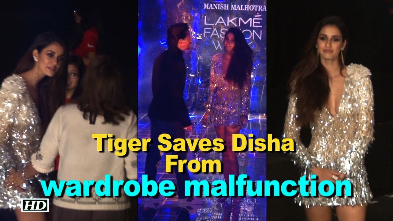Disha ESCAPES wardrobe malfunction, thanks to Tiger