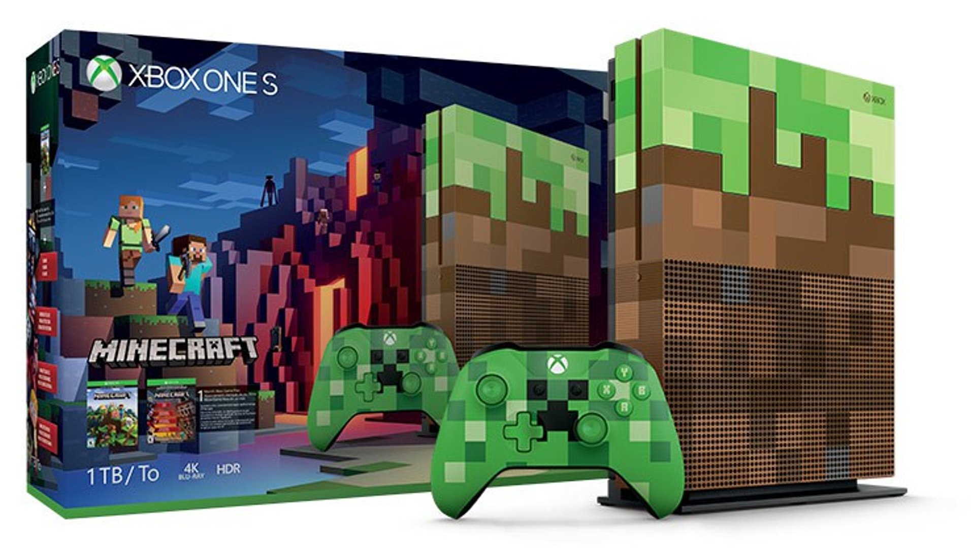 XBOX ONE S MINECRAFT LIMITED EDITION – GAMESCOM 2017 - video Dailymotion