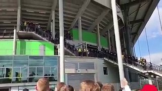 Dispute between Dortmund ultras and the police