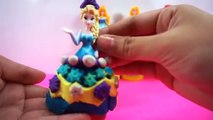 Play Doh Princess Dress Up ♥ Play Doh Princess Ariel Elsa Anna Belle MagiClip ♥ Moon Pi Ki