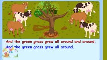 Tous les tous les autour autour de par par pour enfants herbe vert pousse enfants apprentissage Paroles chanson chansons le le le le la avec St