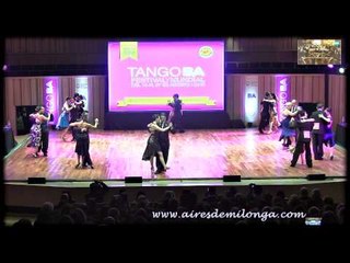Semifinal pista, ronda 1,  Mundial tango 2015