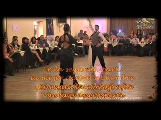 Zamba por Hector Marciano y Gabriela Aguirre en milonga Mi refugio, La Nacional, Buenos Aires