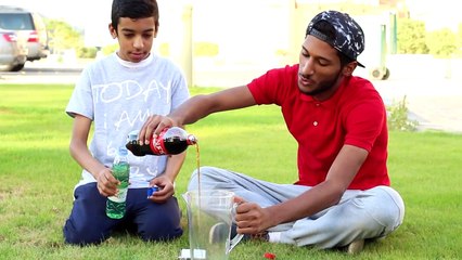 وش يصير إذا خلطت الكولا مع البنزين؟ ( صار شئ غير متوقع ) ! | COKE MIXED WITH GASOLINE